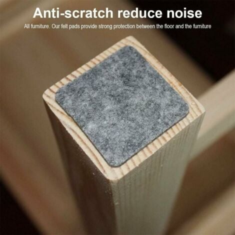 Tigrezy Self-Adhesive Furniture Felt, Adhesive Felt 5 Rolls (100 x 2cm) Free Cutting of Any Size or Shape Felt Anti-Slip Pad for Table Chair Sofa Leg Protection, gray Cisea