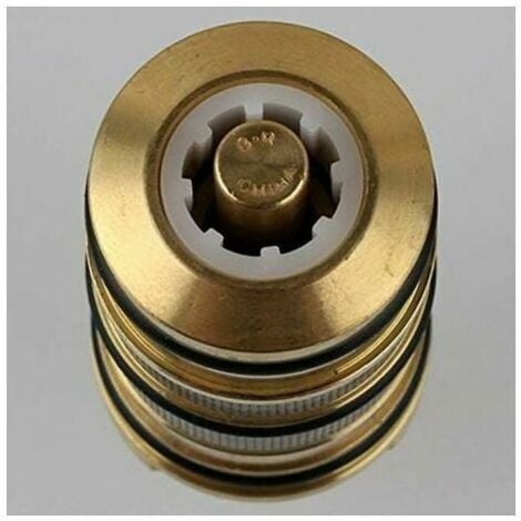 Brass Thermostatic Shower Valve Cartridge - All-Copper Replacement, 20-48°C Control, 38°C Safety Stop