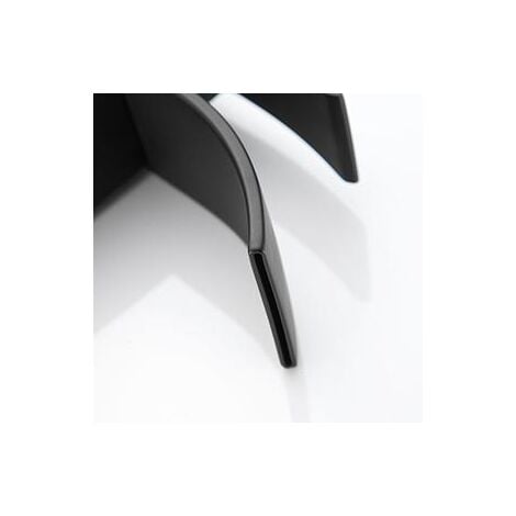 Tigrezy Black Waterfall Bathroom Faucet, Waterfall Sink Mixer Tap, Brass Waterfall Sink Faucet with Cold & Hot Water Available, Modern（3/8"）
