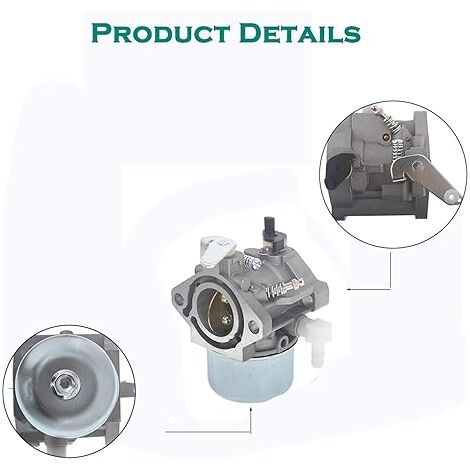 Replacement Carburetor 699831 690115 for Briggs Stratton 28M707 28M706 28R707 Engines, Replace 283702 283707 284702 284707 284777 286702