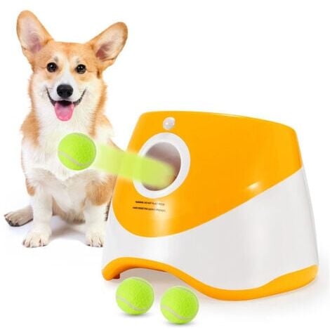 Automatic Dog Ball Launcher Pet Tennis Ball Launcher Interactive Dog Toys Interactive Dog Toy for Small and Medium Dogs