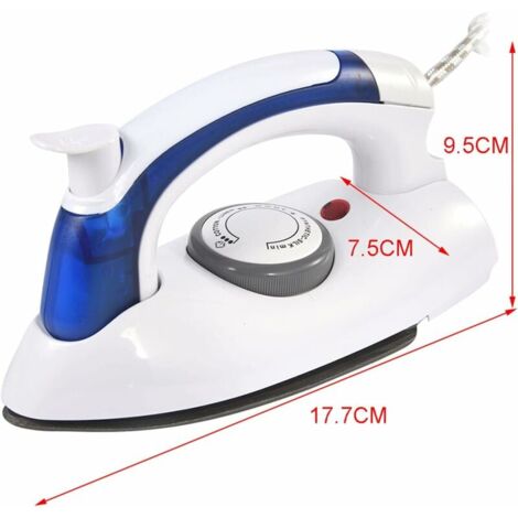 Tigrezy Steam Iron Portable Folding Steam Iron Mini Travel Iron for Clothes Temperature Control Iron for Home Travel