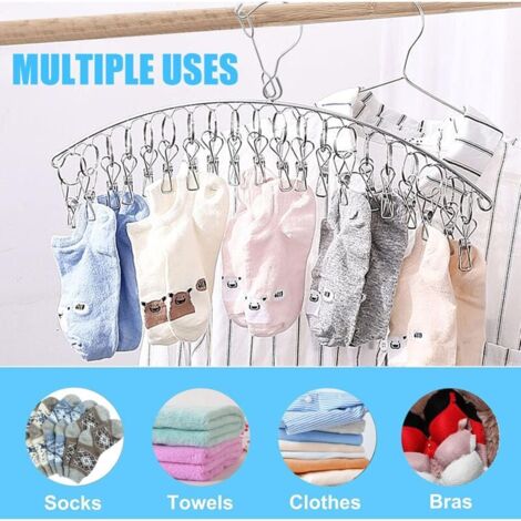 Caliee Hanging Dying Ack Lage Sock Hange Stainless Steel