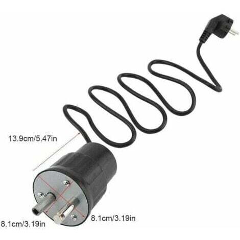 Barbecue Spit Motor Electric Motor Camping Aluminum Barbecue Rotisserie Kit Rated Load 0-24kg(EU Plug)