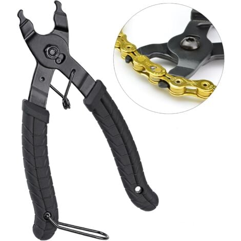 Bike Link Plier, Chain Plier Missing Chain 2 in 1 Opener Closer Remover Pliers/Bicycle Chain Tool Compatible with All Speed Repair Chains