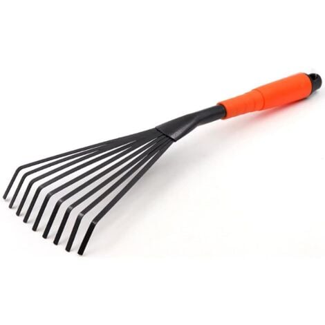 Garden Rake, Mini Lawn Rake, Horse Poop Scoop, Ergonomic Handle for Comfort and Control, Professional Hand Tools, Multi