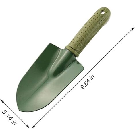 Garden Tool Shovel for Digging Gardening Trowel for Lawn Planting Alloy Spade Plastic Handle Anti Slippery
