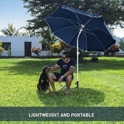 Patio Umbrella Steel Anchor,Heavy Duty Metal Ground Grass Auger Holder Stands Base with Two Forks for Use in Soil For Flag, Fishing Rod, Outdoor, Park, Lawn