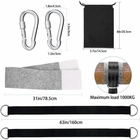 Toxaaiwr Hängemattenständer A-Form - 220lbs Tragkraft Für Innen & Außen 145x90x85cm