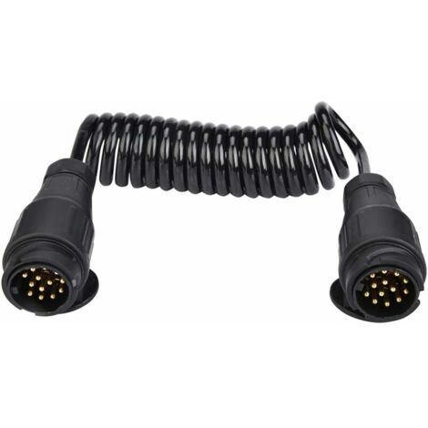 Spiral-Micro-USB-Kabel 1-2 FT – Dehnbar, Für Smartphone, Tablet & Controller