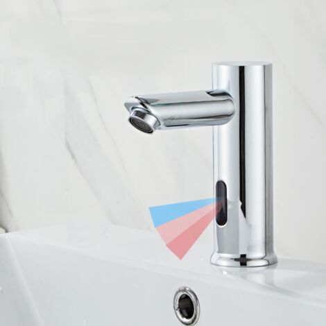 HuKaiL Sensor Wasserhahn - Automatische Armatur 0-55°C, 15cm Erfassungsbereich