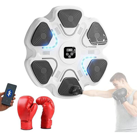 Semai Music Boxing Machine, Bluetooth Boxmaschine Mit Musik, LED