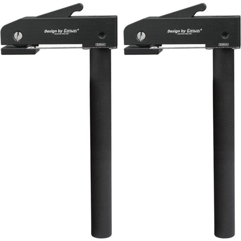 4-teiliges Kniehebelklemmen-Set GH301AM - 45kg Tragkraft