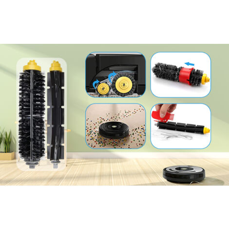 Repuesto de Accesorios Kit Compatible para Aspiradora iRobot Roomba Serie 600 610 614 620 625 630 635 640 645 650 655 660 665 670 671 680 690 691