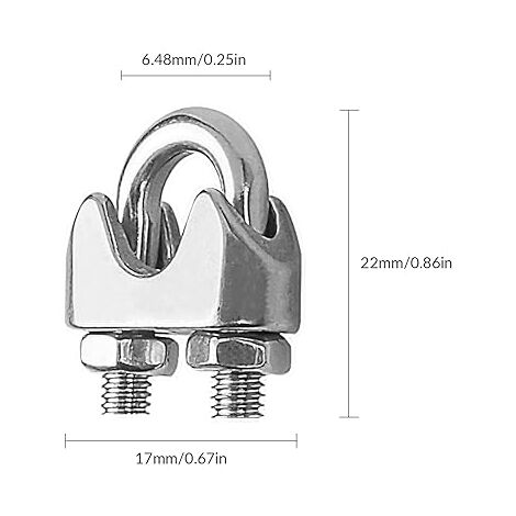 10x Kausche 4 Mm Aus Edelstahl V4A (AISI 316) – Für Drahtseile, Rostfrei & Salzwasserbeständig, Zum Schlaufen Bilden