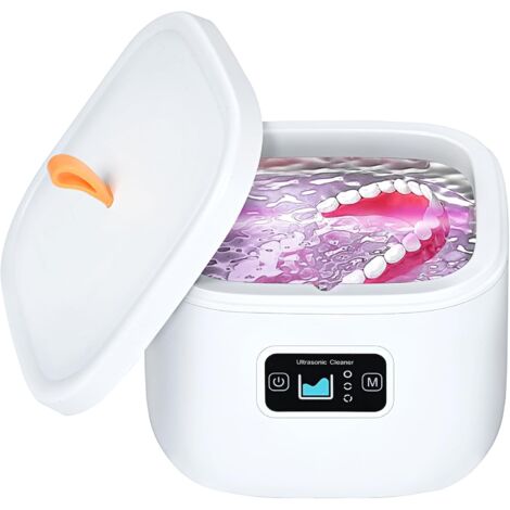 Stim U Dent Ultrasoon Reinigingsapparaat, Ultrasoonreiniger Voor Tandrail Aligner Bleekrails Retetainer 45 Khz Uv Tandvervanging 200 Ml Cleaner Retainer Cleaner 1734304497