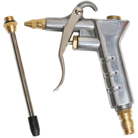 Souflette Professionnelle 60AUV - Pistolet De Soufflage Air Comprimé Avec Buse Venturi - Raccord 1/4"