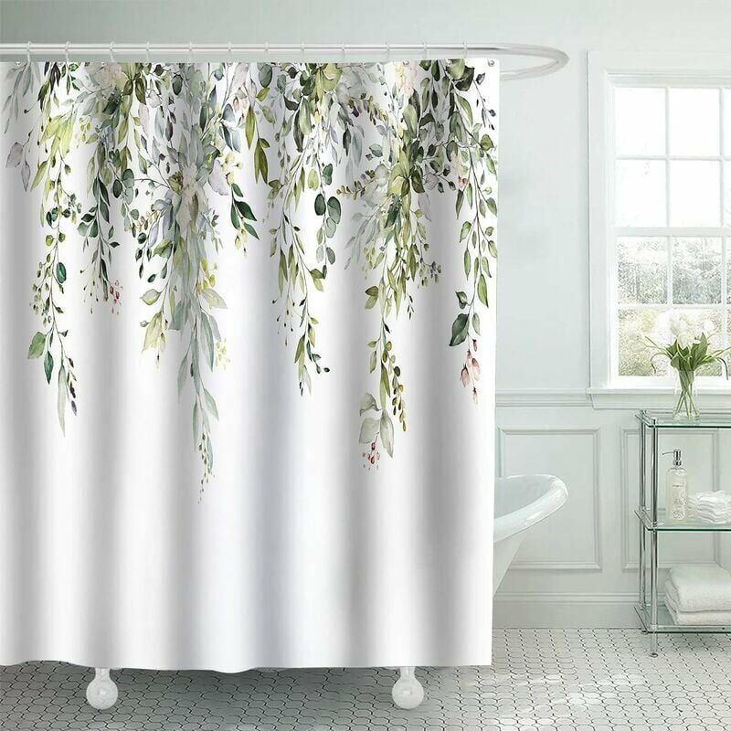 Tenda Da Doccia Pasquale 180x180cm - Con Coniglietti, Uova E Fiori, Impermeabile E Lavabile - Foto 12