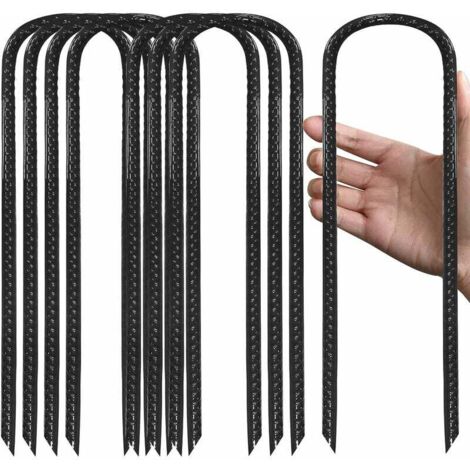 Simple Deluxe Kit Ancoraggio Per Trampolino - 4 Picchetti A Cavatappi In Acciaio Con Cinghie E Gancio A T