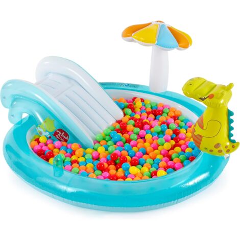 Piscina Gonfiabile Per Bambini Con PVC Spesso, Rotonda Per Interni/Esterni, Ideale Per Giardino, Cortile E Giochi D'Acqua Estivi