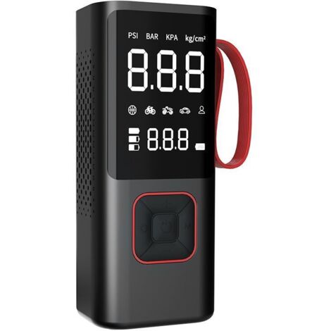 Compressore D'aria Portatile 4000mAh, Mini Pompa Per Gonfiaggio Pneumatici Auto Senza Fili Con Display Digitale A Led E Porta Usb C Compressore Elettrico Per Auto Moto Bicicletta Pallone 88300276