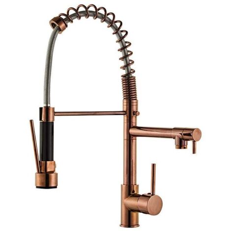 rubinetto, rubinetto da bagno vintage estraibile, maniglia singola con