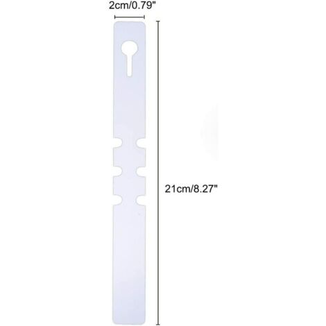 100 Fascette Etichetta In Nylon Bianco 11cm - Legacavi Scrivibili Per Organizzare Fili