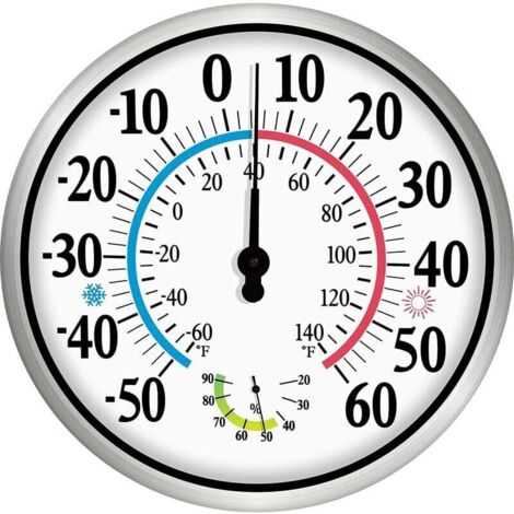 Stazione meteo in rovere rustico con barometro, termometro e igrometro, 440 x 115 mm, made in Germany