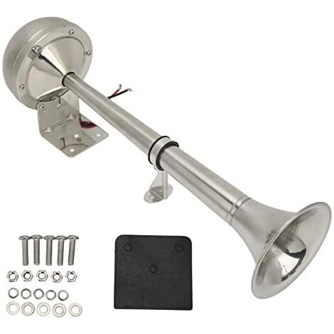 Clacson Turco Per Camion - 12V/24V, Air Compress Horn, Rosso Lucido - Foto 4