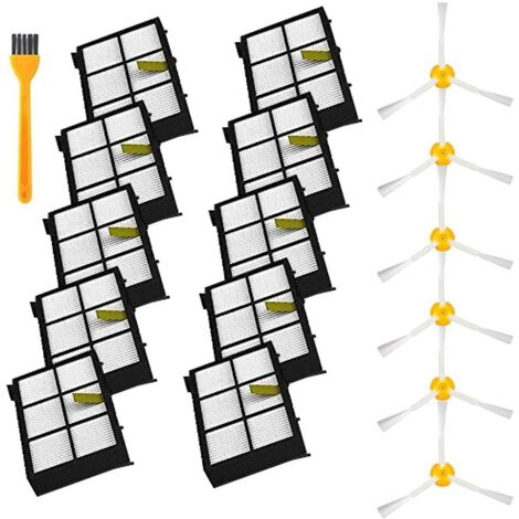 17 Pezzi Parti di Ricambio Accessori Kits per iRobot Roomba Serie 800 900 850 860 861 866 870 880 890 960 980 981 985 Filtro Consumabili Filtro Aspirapolvere Spazzole