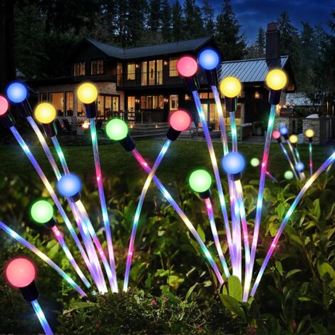 Luci Solari A Sfera Da Giardino - 40 Cm, IP67 Impermeabile, 8 Colori + Modalità Cambio Colore