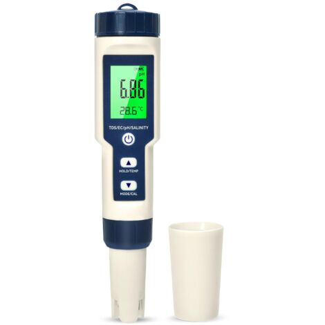 Aideepen Misuratore Acqua Digitale 3-in-1 TDS/EC/TEMP, LCD Retroilluminato, Design Antiscivolo per Acqua Potabile, Piscina, Acquario, Laghetto e Idroponica Aideepen Misuratore Acqua Digitale 3-in-1 TDS/EC/TEMP, LCD Retroilluminato, Design Antiscivolo per Acqua Potabile, Piscina, Acquario, Laghetto e Idroponica