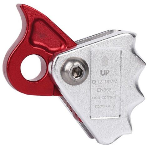 Bloccante Per Corde Da Arrampicata Harilla – Leggero In Alluminio E Acciaio Inox – Per Corde Da 8-13 Mm – Attrezzatura Da Campeggio E Sopravvivenza