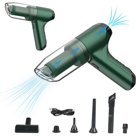 Aspirapolvere Portatile Senza Fili 8000Pa – Rimuove Polvere E Acari, Batteria 1200mAh, Leggero Per Casa E Auto