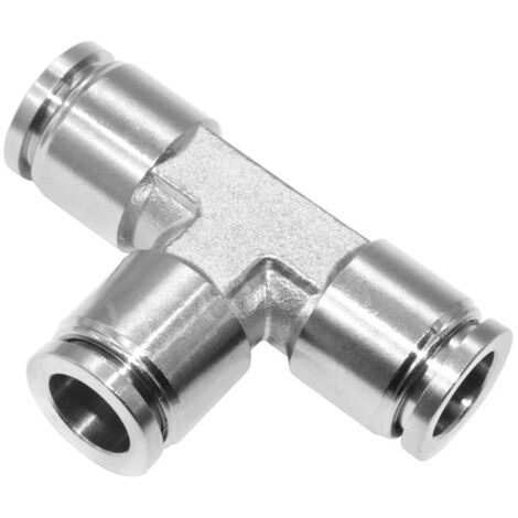 Raccordi per tubi dell'aria, raccordi leggeri Push Connect in plastica PBT per compressore d'aria(PU12 (20 pezzi