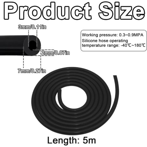 Tubo In Silicone 250mm Per Bosch, Siemens E Altri Macchina Del Caffe 647105 00647105 - Foto 9