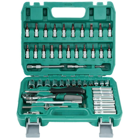 Set Chiavi A Bussola Cricchetto 108 Pezzi In Acciaio Chrome Vanadium – Valigetta Pratica Per Officina, Offerta Speciale