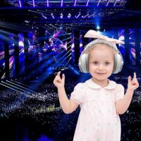 Cuffie Antirumore Neonato 2-in-1 Con Fascia - Per 1-48 Mesi, Protezione 25dB, Rosa - Foto 3