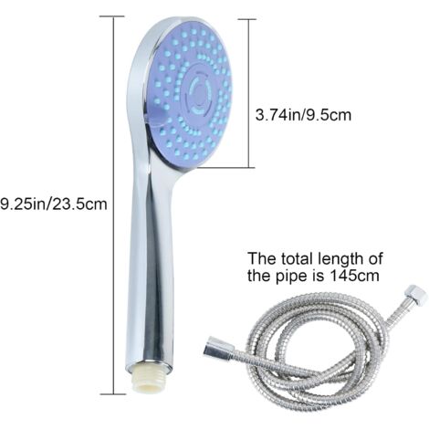 Cabezal De Ducha + Manguera De Ducha De 2 M, Ducha De Mano, Cabezal De Ducha Manguera De Ducha De 2 M Ducha De Mano Cabezal De Ducha Antical Accesorios Universales 5 Modos Alta Presion Ahorro De Agua 98641276