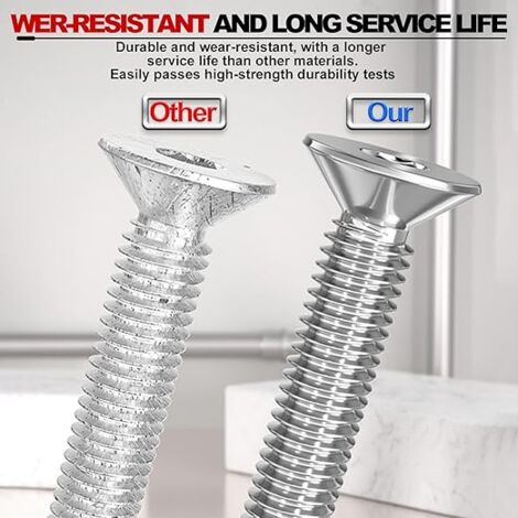 Trespo Tornillos Para Madera 4,8 X 25, 15 Unidades, Acero