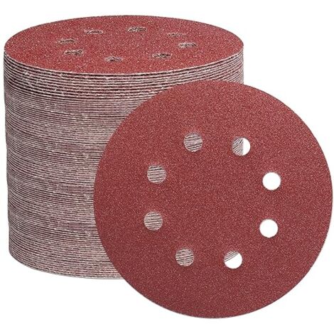 Juego De 24 Discos De Lija De 125 Mm Con Velcro | Granos 1000 A 5000 | Para Lijado En Seco Y Húmedo | Metal, Madera Y Automóvil