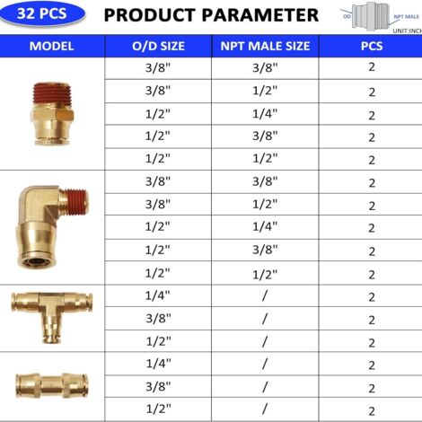 Bremsleitungsverbinder 4,75mm Schnellverbinder 4 St Produktbild-Vorschau 9