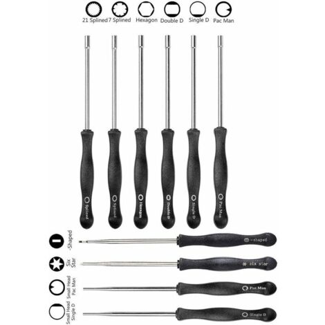 10-teiliges Vergaser Werkzeug Set Für 2-Takt Motoren - Kettensäge & Rasentrimmer