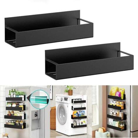 Set Magnético Neilsen 4 Piezas: Estantes Portaherramientas Para Taller, Bandejas De Acero Rojo