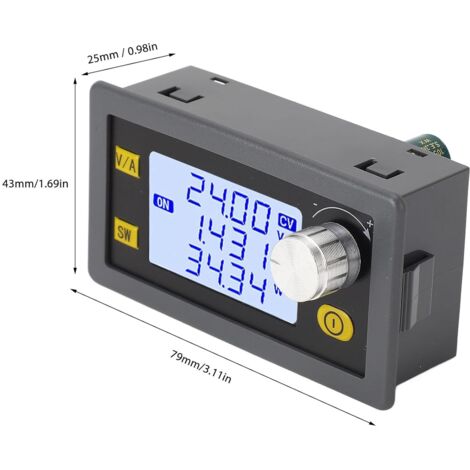 Buck Boost Converter Buck-Boost Converter Display Automático Step-Up/Downboard DC 5.5-30V A DC 0.5-30V Con Pantalla LCD, Para Arduino, Voltaje Constante Ajustable Regulador De Voltaje 12v