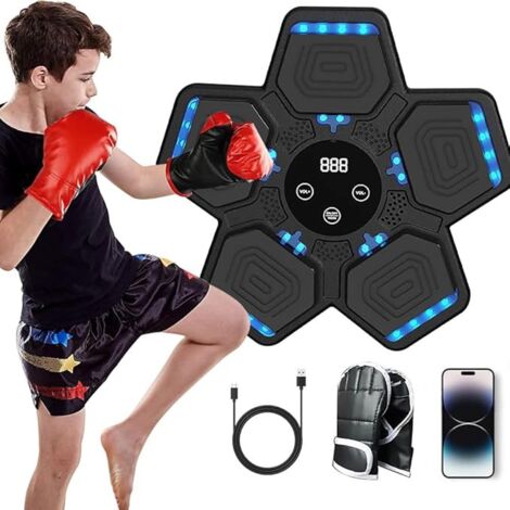Máquina de Boxeo Musical, 9 Modos BT RGB Velocidad de Conteo de Luz
