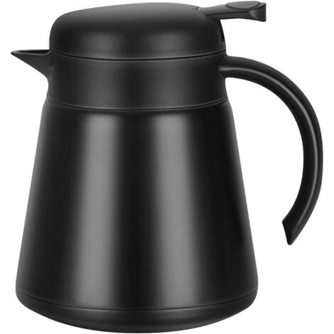 Tetera Térmica De Acero Inoxidable, 1.5 Litros, Doble Pared Al Vacío, Botón De Un Solo Toque, Color Plata