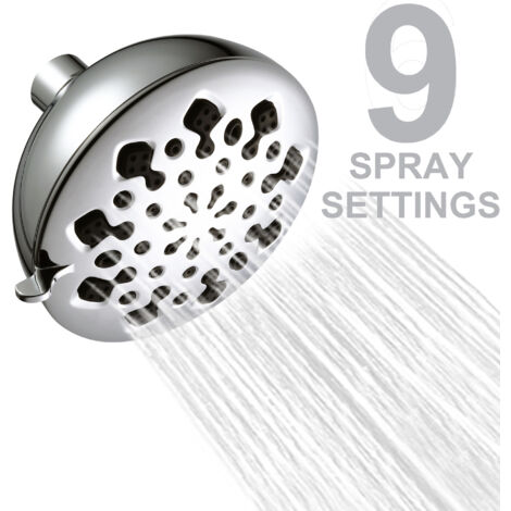 Cabezal De Ducha LED De Mano, Juego De Cabezales De Ducha De Alta Presion Temperatura Del Agua De 3 Colores Cabezal De Ducha Con 5 Modos De Rociado Interruptor De Encendidoapagado Y Pausa 87851300