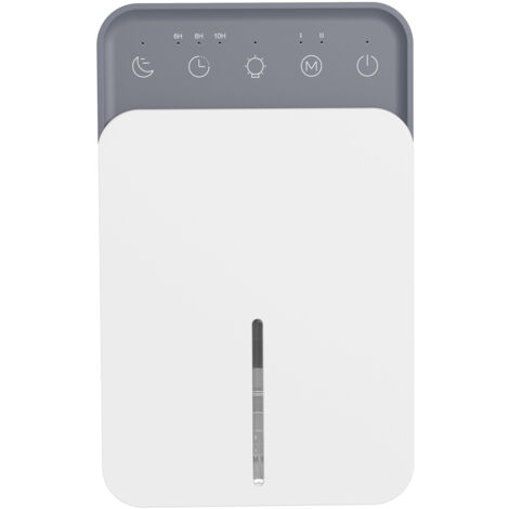 Deshumidificador eléctrico de 1000 ml con luz LED de 7 colores, deshumidificador silencioso de