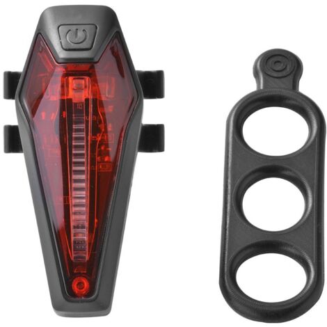 Luz trasera para bicicleta recargable por USB, luz trasera para bicicleta con indicador de freno, luz trasera para bicicleta con LED súper resistente al agua y potente, luz trasera para bicicleta con (1/5)